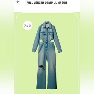 Zara limited edition jumpsuit never worn